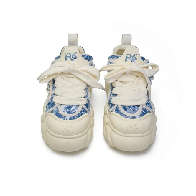 R6 Anti Slip And Wear Resistant Height Increasing Low Top Casual Shoes Women's-21