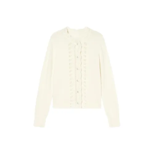 YINER GoodLand Knitwear Women's Ecru