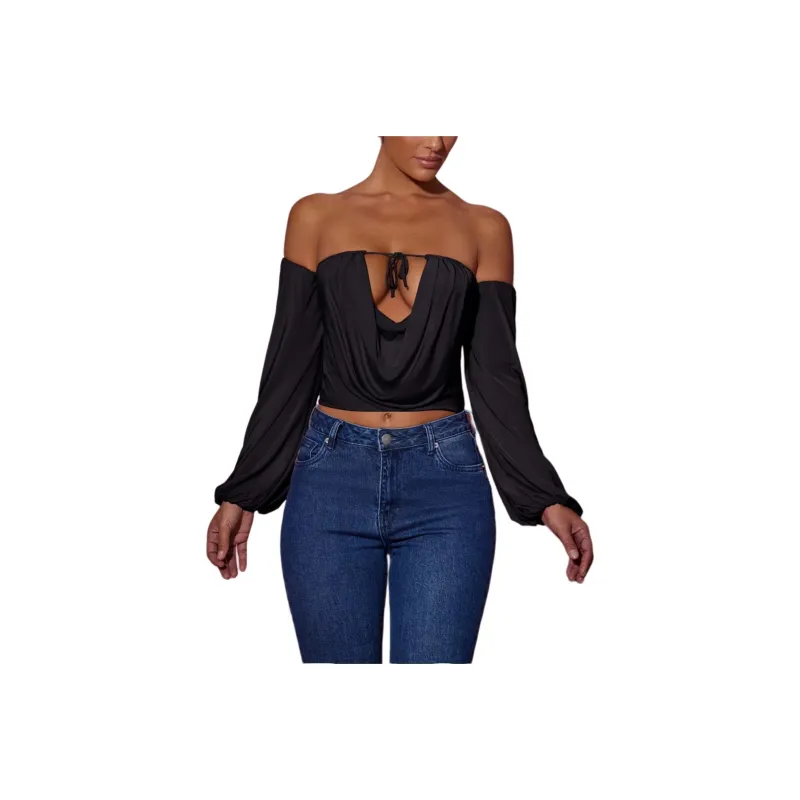 OH POLLY SS25 Juliana Shirt Women's Black-0