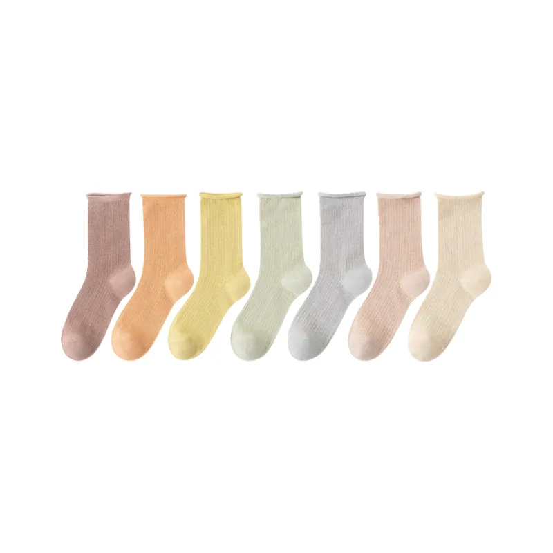 Cotton Gene Mid Calf Socks Women's 7 Pack-4