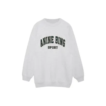 Anine Bing Logo Patch Tyler Crewneck Sweatshirt