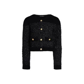 KARL LAGERFELD / Karl Lagerfeld Jeans Bouclé Knit Cardigan