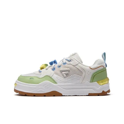 FILA FUSION BIANCO Low Top Skateboard Shoes Women's Candy White