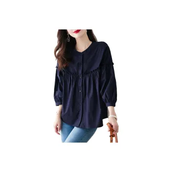 Still Quiet Shirt Women's Navy Blue