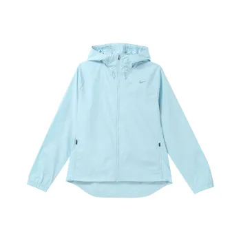 Nike Essential Women's Sports Training Windproof Woven Hooded Jacket Blue