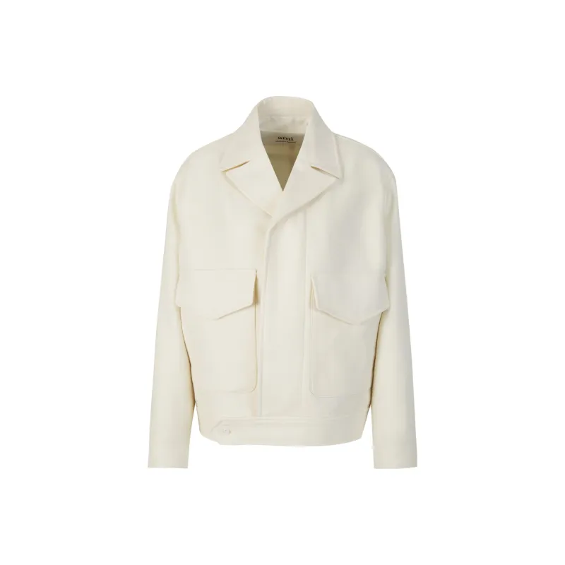 AMIPARIS Notched lapel Virgin wool Jacket-0