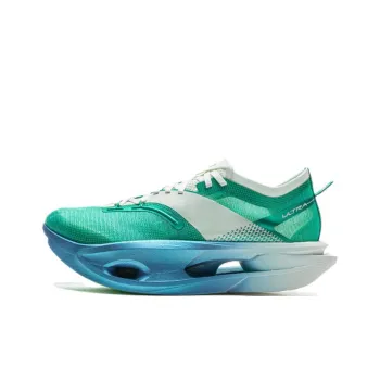 LiNing Feidian 5 ULTRA Cushioning, Slip Resistant, Rebound Low Top Running Shoes Unisex Green White Blue