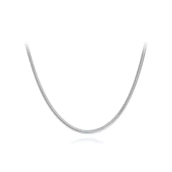 RURA Sterling Silver Necklaces Unisex Silver