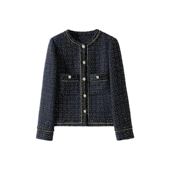 Wbwq Jackets Coats Women's Navy Blue