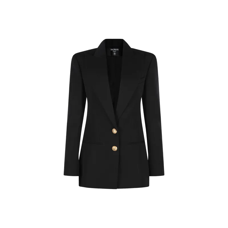BALMAIN Single Breasted Tailored Blazer-0