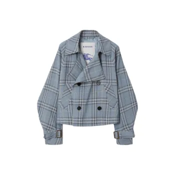 Burberry SS25 Jackets Coats Women's Blue