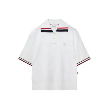 KSWISS Polo Shirt Women's 101 Snow Peak White