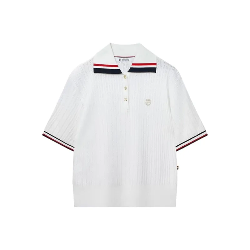 KSWISS Polo Shirt Women's 101 Snow Peak White-0