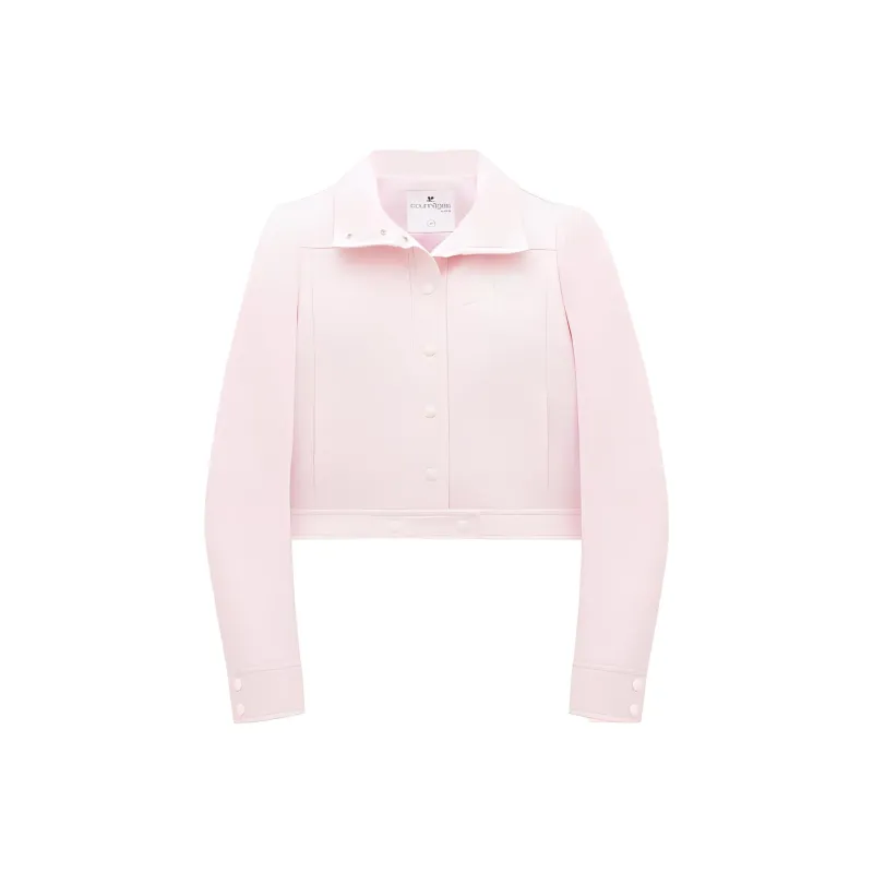 COURREGES Vinyl Reedition Jacket 'Rose'-0