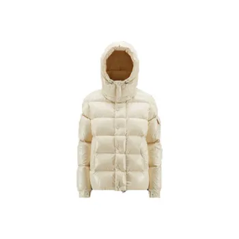 Moncler Maya 70th Anniversary Special Edition Short Down Jacket Snowflake White