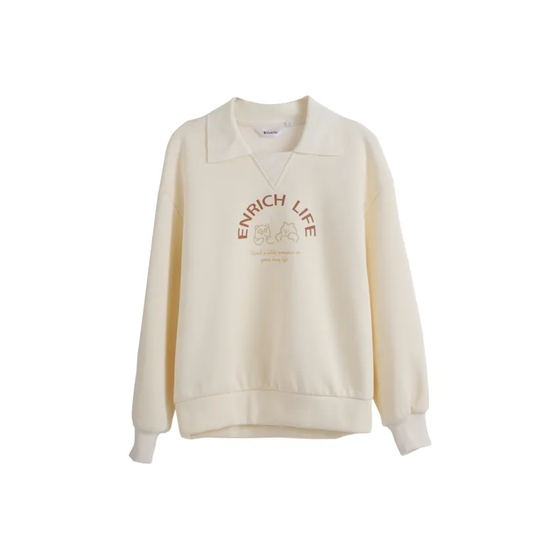 Olrain Sweatshirt Women's Cream Apricot-0