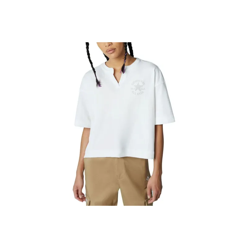 Converse CHUCK TAYLOR T Shirt Women's White-0