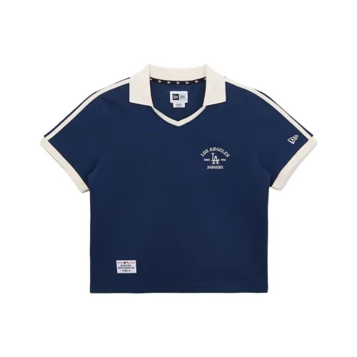 New Era Los Angeles Dodgers Polo Shirts Women's Navy Blue