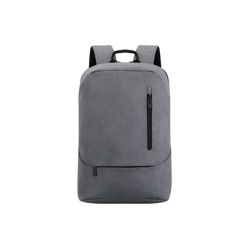 HP HUIPU Polyester Backpack Unisex Gray