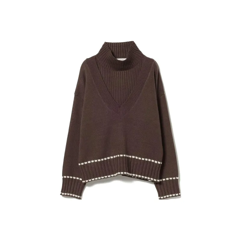 Beams HEART Knitwear Women's Brown-0