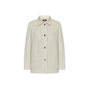 MaxMara Studio Buttoned Long-Sleeved Jacket