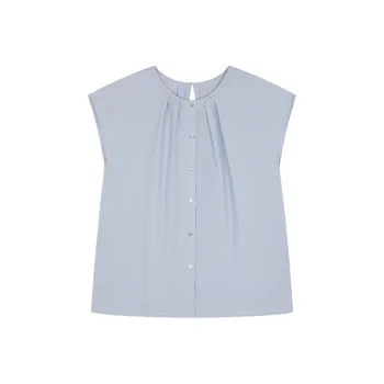 Mo Han Yi Mei Shirt Women's Light Blue