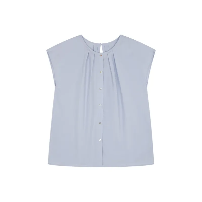 Mo Han Yi Mei Shirt Women's Light Blue-0