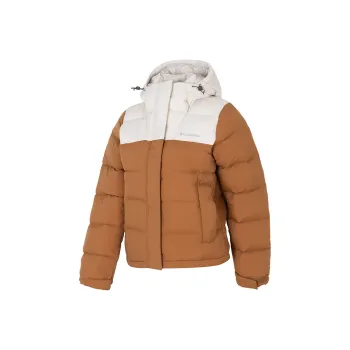 Columbia Omni Heat Down Jacket Women's White/Brown