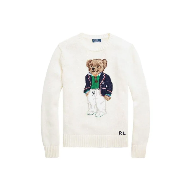 Polo Ralph Lauren Polo Bear motif Cotton Jumper-0