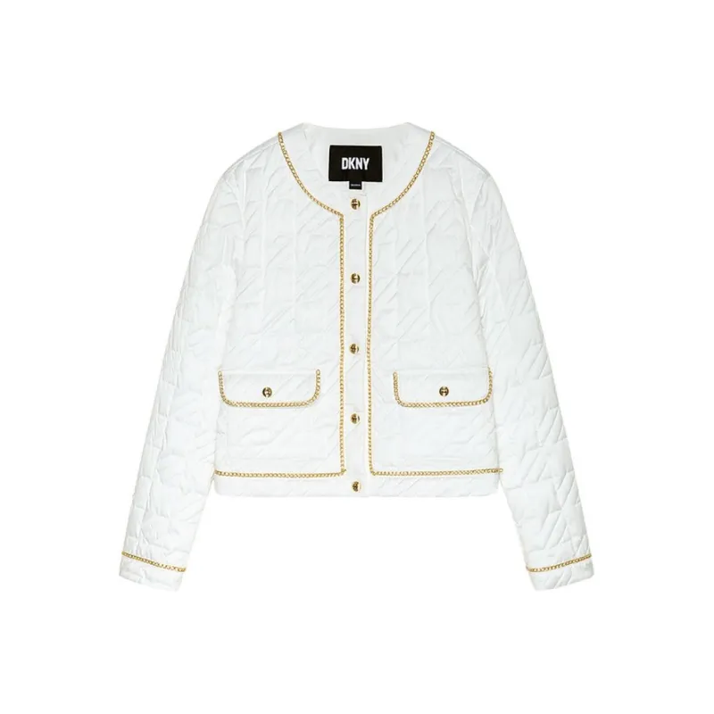 DKNY Jackets & Coats Women's White-0