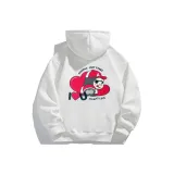 White Cardigan Sweatshirt