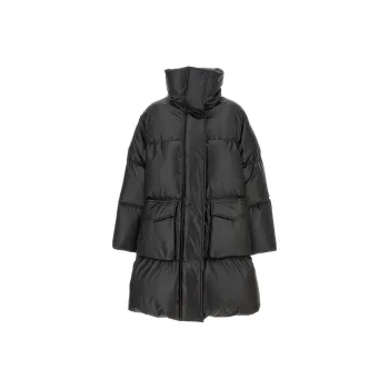 MM6 Maison Margiela High Neck Padded Coat