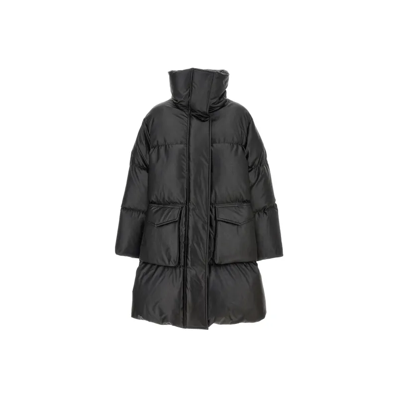 MM6 Maison Margiela High Neck Padded Coat-0