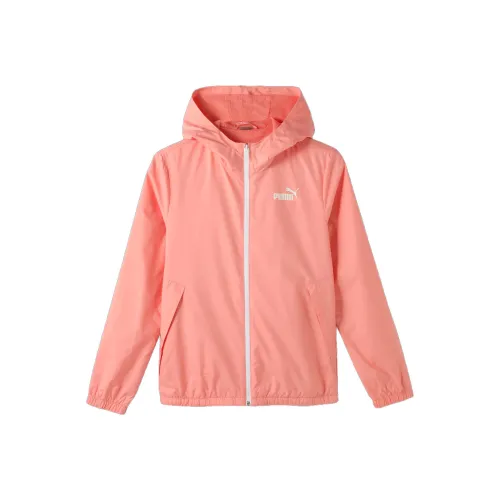 PUMA ESSWINDBREAKER Jacket Women's Peach Pink