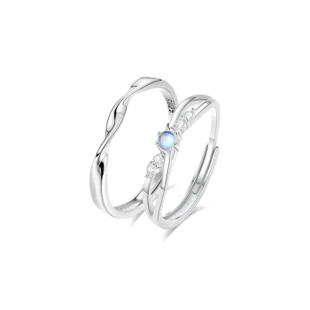 WANLIACC Colored Glaze Rings Unisex