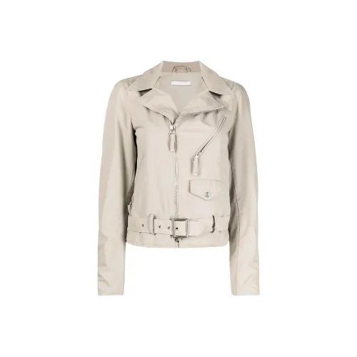 Helmut Lang 1990s Belted Biker Jacket