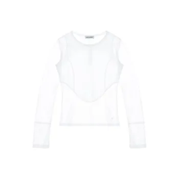 LOW CLASSIC Corset-style T-shirt