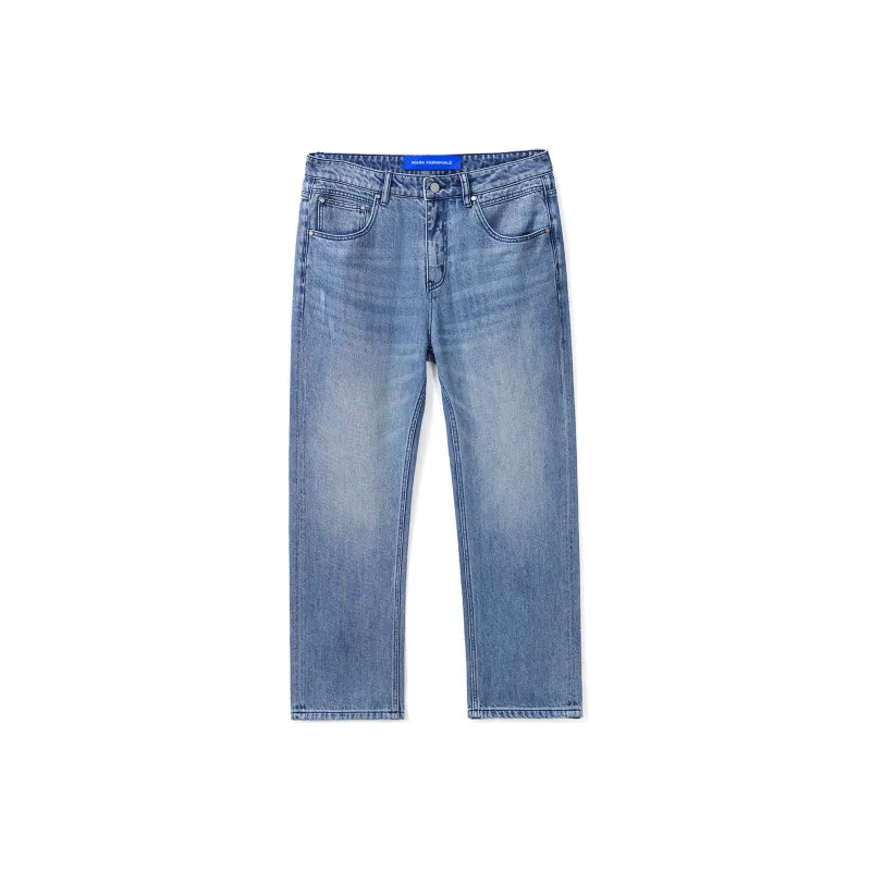 FAIRWHALE Jeans Unisex Denim Blue-0