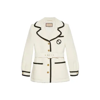 GUCCI SS23 Jackets Coats Women's White