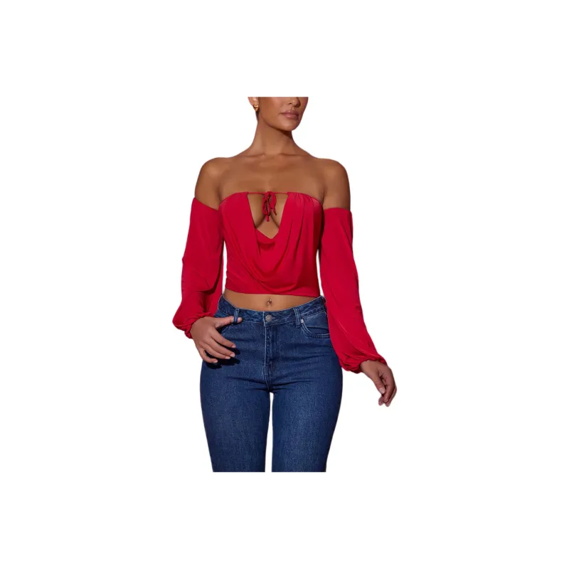 OH POLLY SS25 Juliana Shirt Women's Red/Red-0