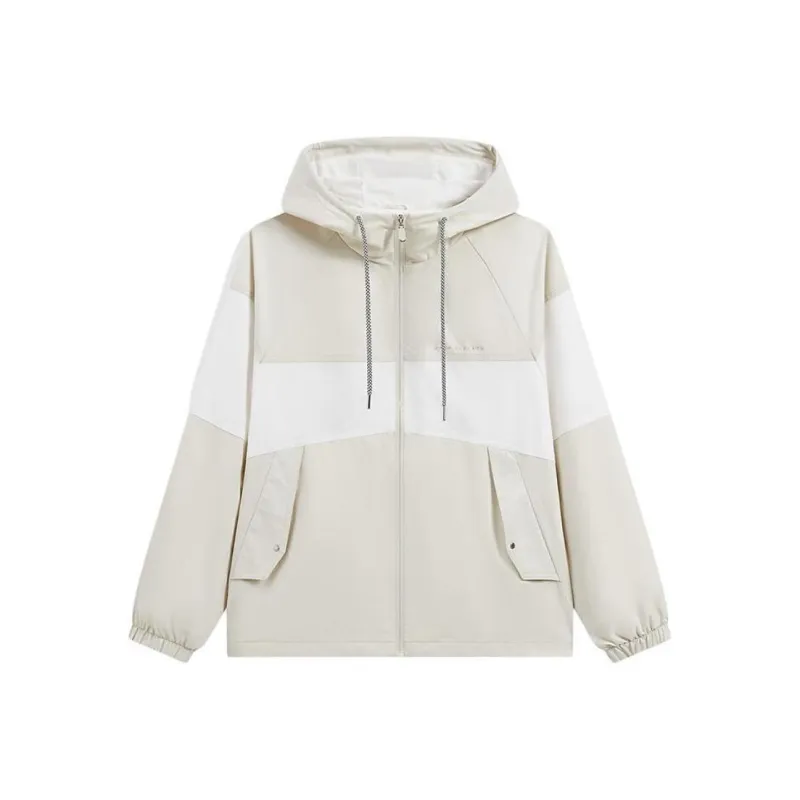 XTEP Jackets & Coats Women's Ting Khaki/Raw White/Ting Khaki-0