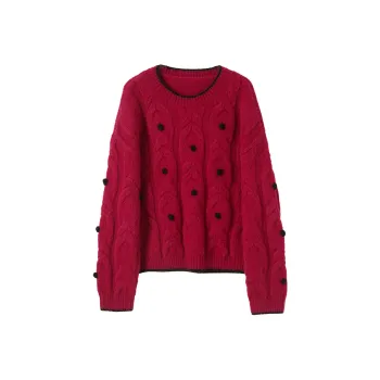 3COLOUR Knitwear Women's Rose Red