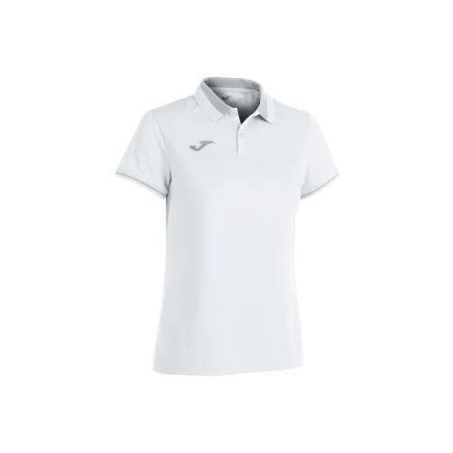 Joma Championship VI Polo Shirt Women's White Gray