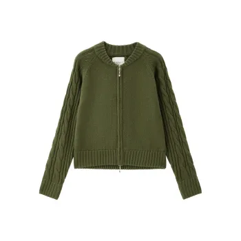 UNIQLO Knitwear Women's Oil Painting Green