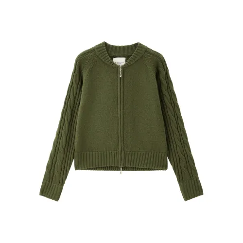 UNIQLO Knitwear Women's Oil Painting Green