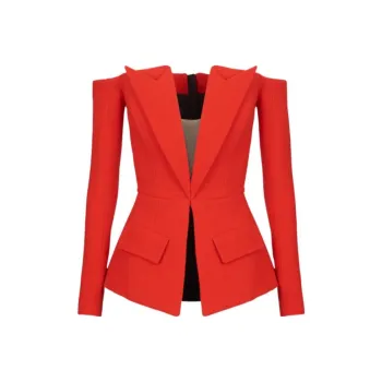 BALMAIN Jackets Women's Red
