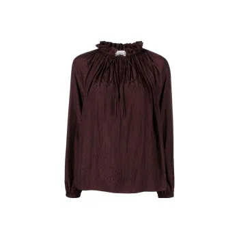 Lanvin Ruffle detailed Flared Blouse
