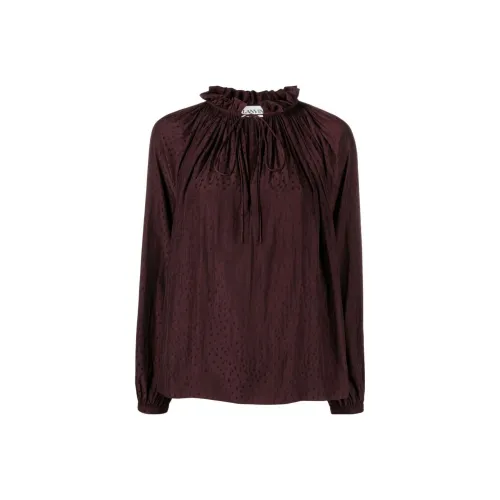 Lanvin Ruffle detailed Flared Blouse