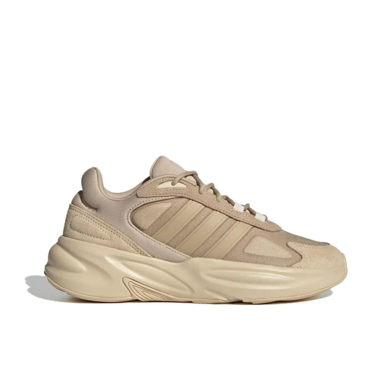 Adidas OZELLE CLOUDFOAM Anti Slip Wear Resistant Low Top Running Shoes Women's Beige-1
