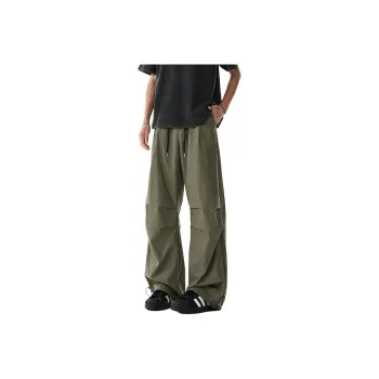 DARK HORSE Casual Pants Unisex Army Green